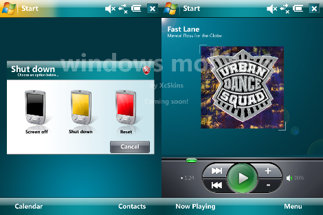 Windows Mobile 6のインターフェース